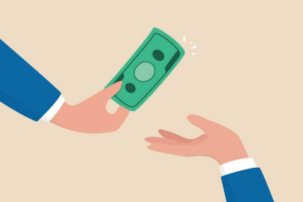 Crypto Lending and Borrowing Illustration